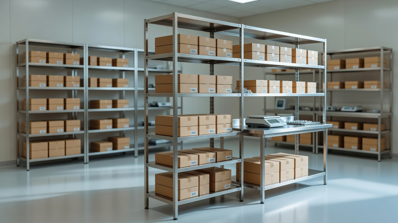 SGN storage and packaging room